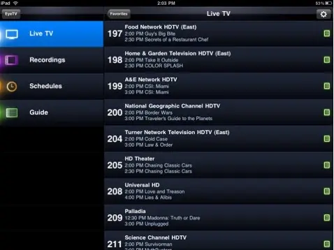 EyeTV iOS supporte AirPlay