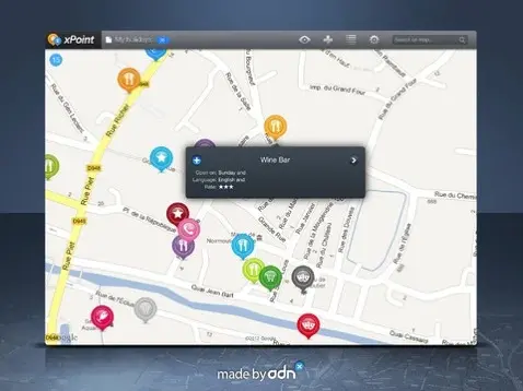 xPoint, le gestionnaire de lieux, gratuit pour iPad