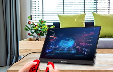 ViewSonic propose de jouer partout avec son moniteur portable 17" 144Hz