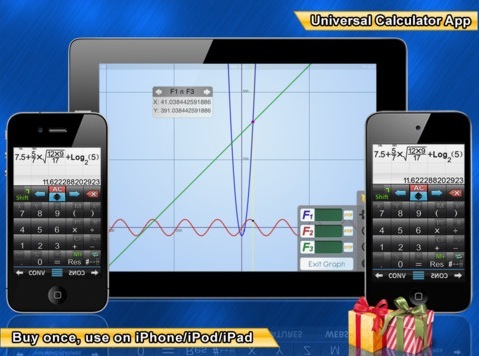 C'est de saison : Calculator∞ calculette scientifique et graphique iOS