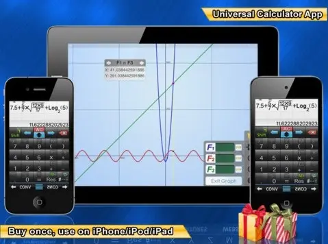 C'est de saison : Calculator∞ calculette scientifique et graphique iOS