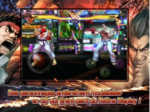 Street Fighter X Tekken distribue les marrons sur iOS