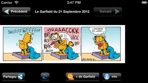 Garfield débarque sur iPhone (gratuit actuellement)