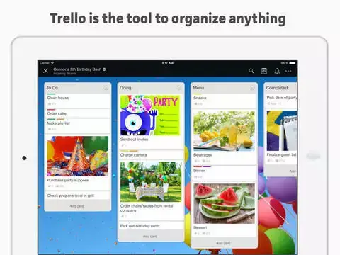 Trello adopte un nouveau design, Handoff et un widget sur iOS 8