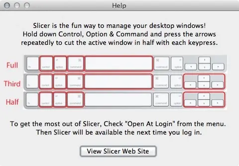 Slicer redimensionne vos fenêtres Mac en virtuose et gratuitement