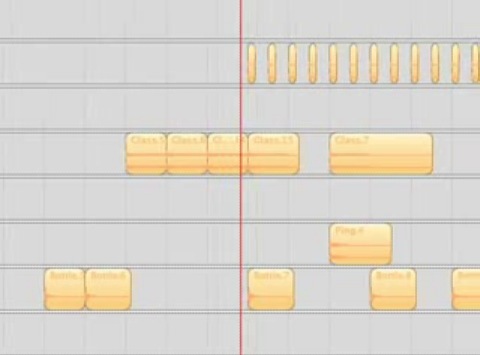 Une musique composée avec les sons système
