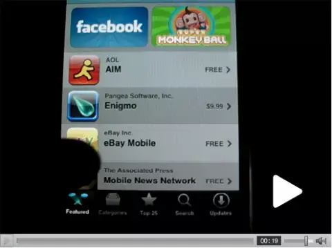 Vidéo : livraison de l'iPhone et AppStore