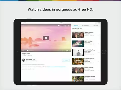 Vimeo passe la sixième et s'adapte à l'iPad Pro