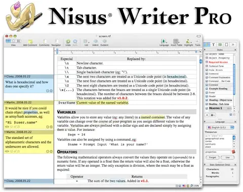 Stuffit et Nisus Writer à jour