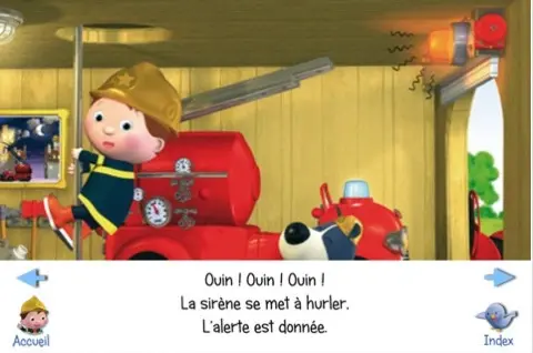 Léon et son camion font pinpon sur iOS