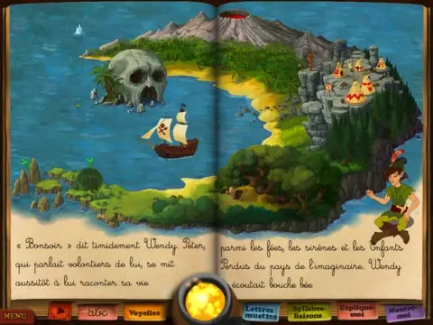 Les aventures de Peter Pan, la nouvelle génération de livre animés iOS