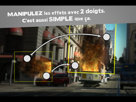 VFX Studio, des trucages cinémas gratuits pour vos images sur iOS