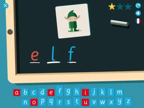 Letter Sounds, application pour initier à l'anglais sur iPad, gratuite