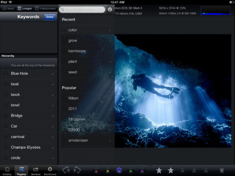 Photosmith, le Lightroom mobile iPad passe en version 2