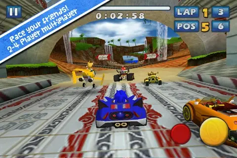 Sonic & SEGA All-Stars Racing gratuit pour iOS