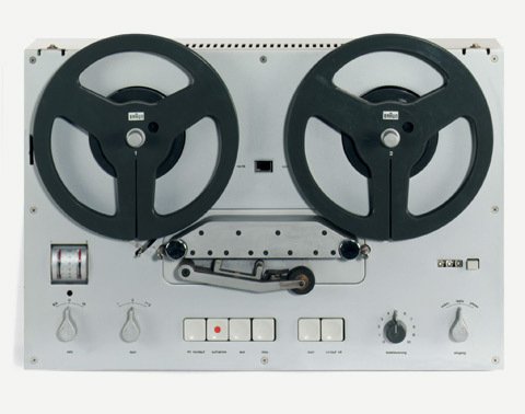 L'interface graphique de Podcasts inspirée du TG 60 de Braun