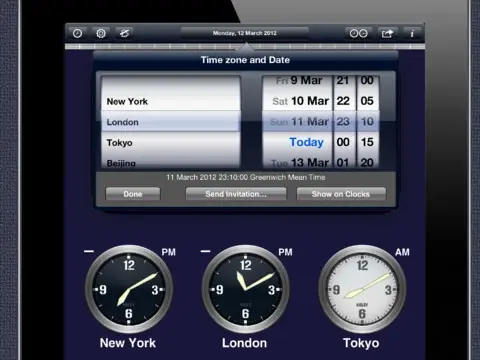 The World Clock, l'une des meilleures du genre, gratuite sur iOS