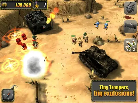 Les Tiny Troopers gratuits pour iOS