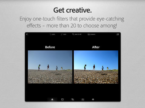 AppStore : Mise à jour d'Adobe Photoshop Express 3.0