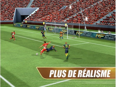 Real Football 2013 débarque gratuit sur l'iOS App Store