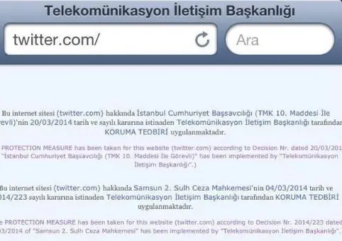 L'époque est aux matamores : Erdogan fait bloquer Twitter en Turquie