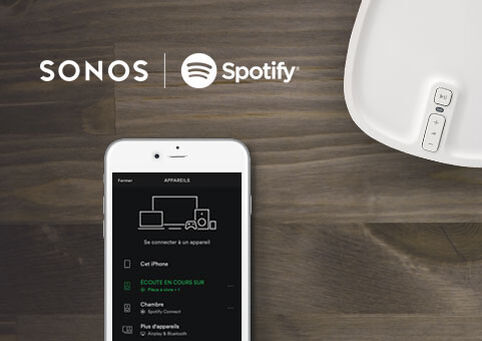 La version gratuite de Spotify est accessible depuis les enceintes Sonos