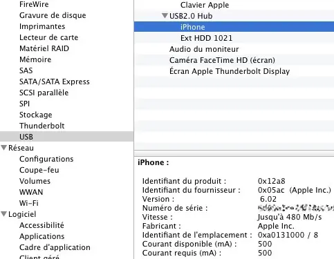 Astuce : supprimer la notification "Aucune recharge en cours" sous Mavericks