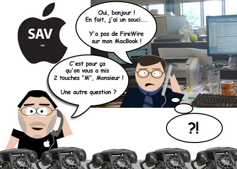 SAV - Steve & Bill : problème de MacBook...