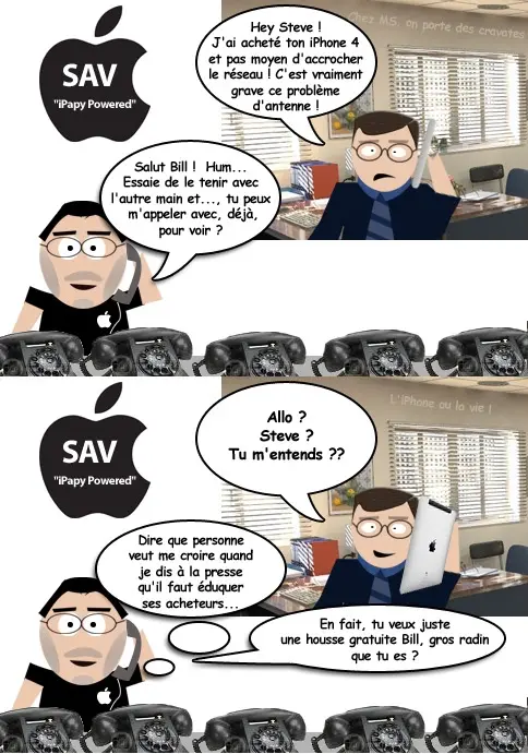 Steve & Bill: iPhone 4 et ses problèmes