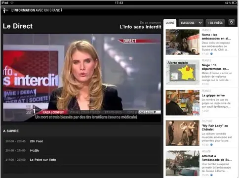 i>Télé débarque sur l'App Store