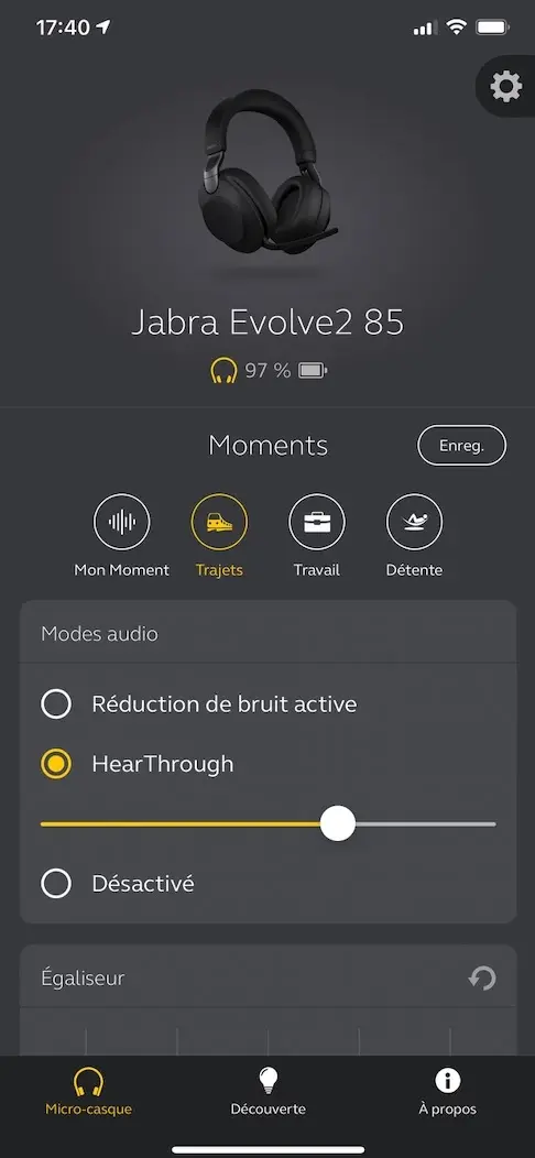 Test express des casques Jabra Elite 45h et Evolve2 85