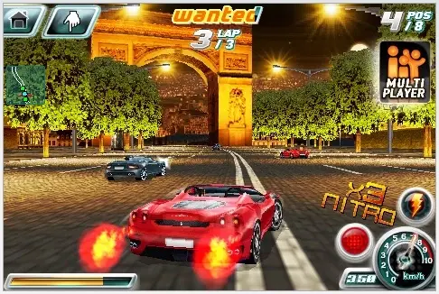 Asphalt 4 Elite Racing, du turbo dans votre iPhone