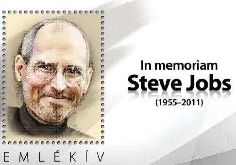 La poste hongroise met Steve Jobs sur un timbre