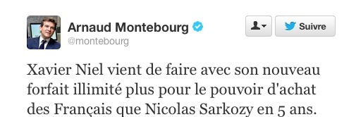 #Tweetclash entre Xavier Niel et Arnaud Montebourg sur les offres de Free