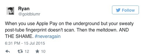 Apple Pay dans le métro anglais : "plus jamais !"