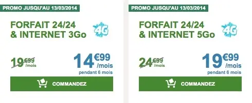 Bouygues met les 6 premiers mois de 4G en promo à partir de 14,99 €