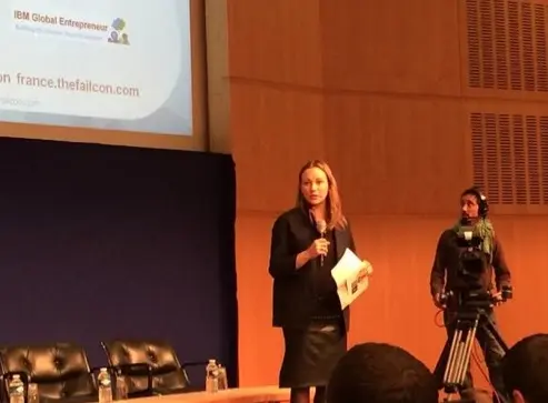 Visite surprise d'Axelle Lemaire au FailCon de Paris