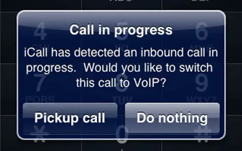 iCall, nouveau venu pour la VoIP sur iPhone