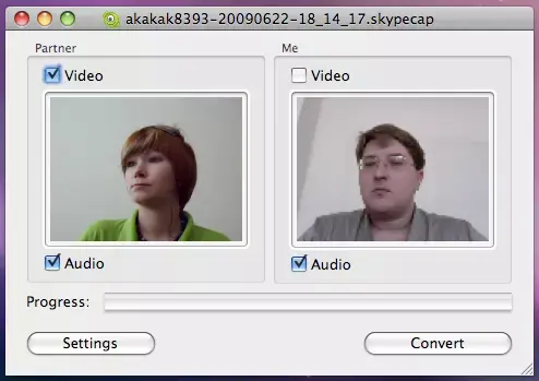 SkypeCap capture la vidéo de Skype