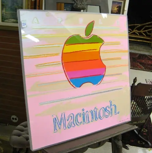 Une sérigraphie du logo Apple réalisée par Warhol mise en vente