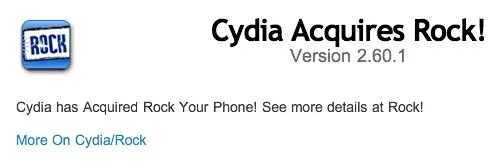 Jailbreak : Cydia achète Rock