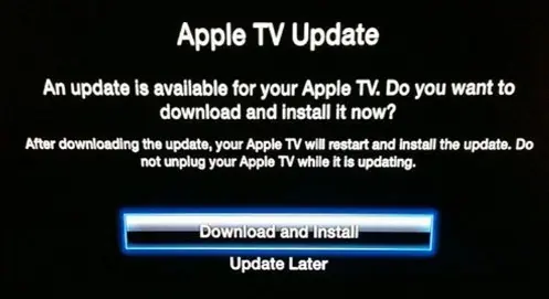 Apple TV : une mise à jour qui se passe parfois mal par ethernet