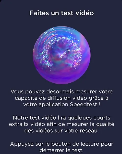 L'App Speedtest permet désormais d'évaluer la capacité de diffusion vidéo sur iOS/iPadOS