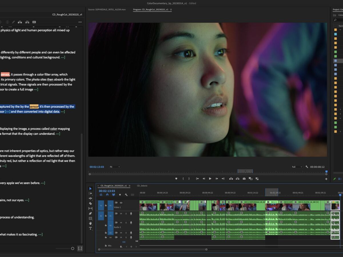 Adobe Premiere Pro se dote d'une fonction IA de montage vidéo basée sur
