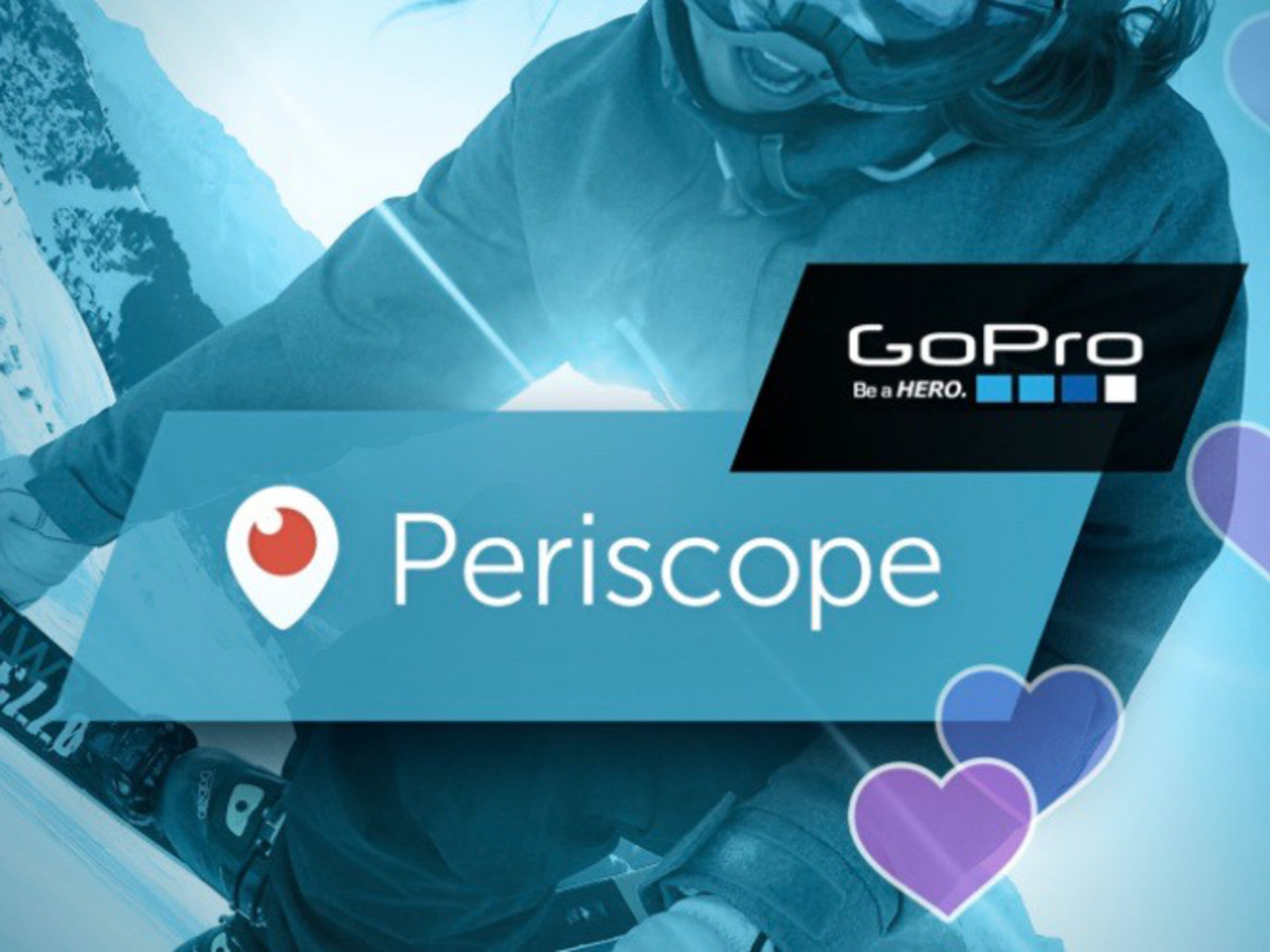 Periscope diffuse en direct depuis une GoPro