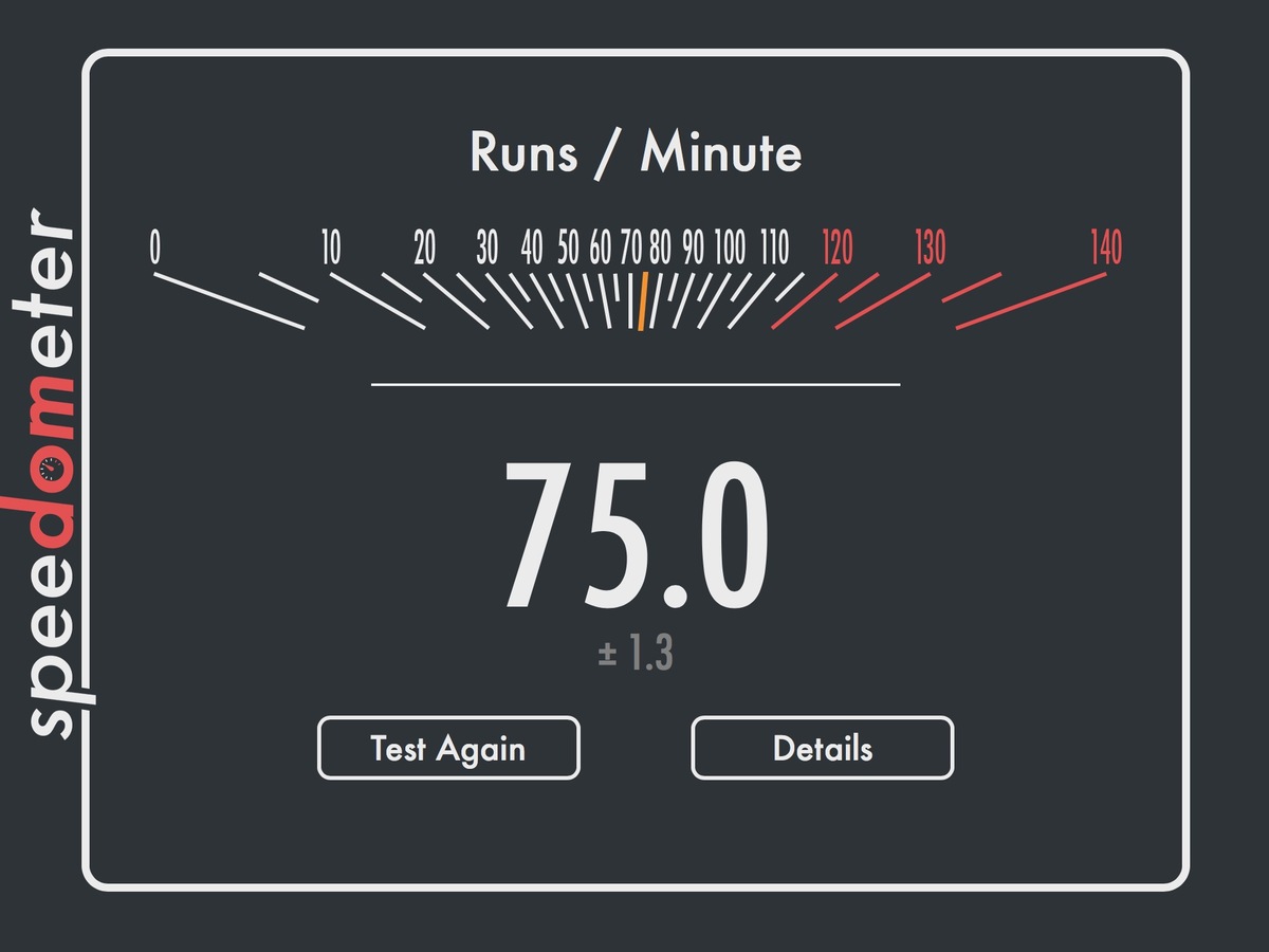 Apple lance Speedometer 2.0, son outil de mesure des performances pour les webapps