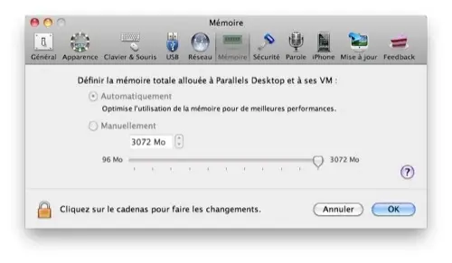 Parallels 5 Desktop pour Mac en images