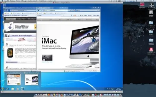 Parallels 5 Desktop pour Mac en images