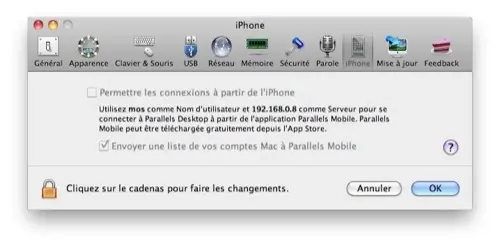 Parallels 5 Desktop pour Mac en images