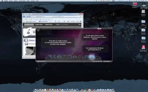 Parallels 5 Desktop pour Mac en images